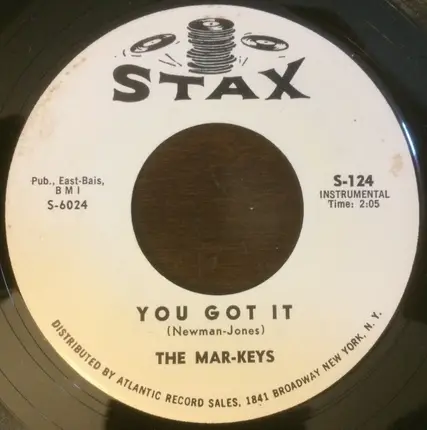 The Mar-Keys - Whot's Happenin'! / You Got It