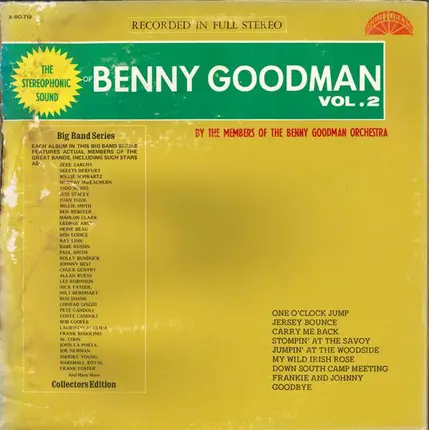The Members Of The Benny Goodman Orchestra - The Stereophonic Sound Of Benny Goodman Vol. 2