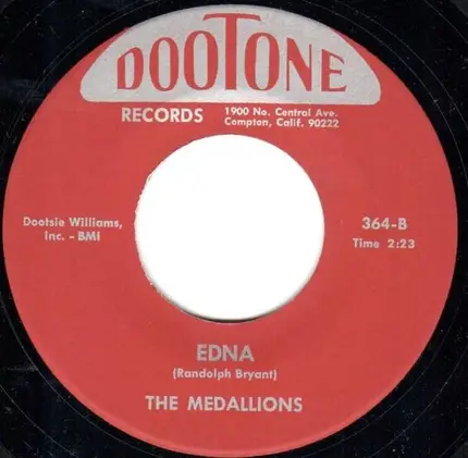 The Medallions - Speedin' / Edna