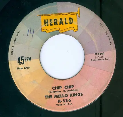 The Mello Kings - Running To You / Chip Chip