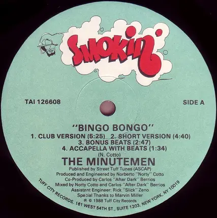 The Minutemen - Bingo Bongo