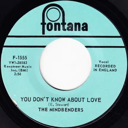 The Mindbenders - Ashes To Ashes / You Don't Know About Love