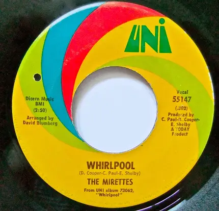 The Mirettes - Whirlpool / Ain't You Trying To Cross Over