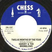 7'' - The Moonglows / The Moonglows - Blue Velvet / Twelve Months Of The Year