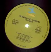 LP - The Modern Jazz Quartet - Concorde