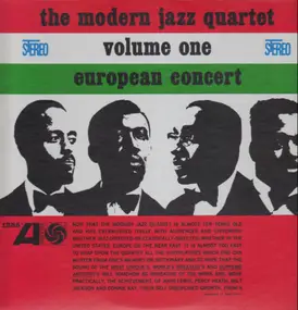 The Modern Jazz Quartet - European Concert: Volume One