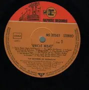 Double LP - The Mothers Of Invention - Uncle Meat - orange-brown labels