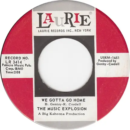 The Music Explosion - We Gotta Go Home / Hearts And Flowers