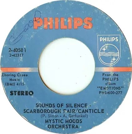 The Mystic Moods Orchestra - Sounds Of Silence - Scarborough Fair/Canticle