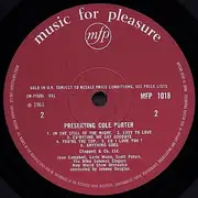 LP - The New World Show Orchestra Starring Jean Campbell , Lorie Mann , Scott Peters - Presenting Cole Porter