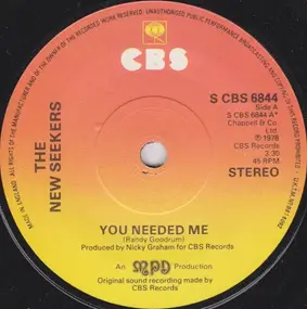 The New Seekers - You Needed Me