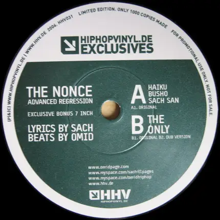 The Nonce - Haiku Busho Sach San / The Only