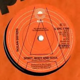 the nolans - Spirit, Body And Soul