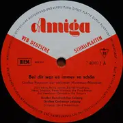 10'' - Theo Mackeben / Nico Dostal - Bei Dir War Es Immer So Schön / So Was Schönes