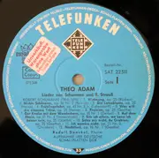 LP - Schumann , R. Strauss a.o. - Lieder Von Schumann Und Strauss