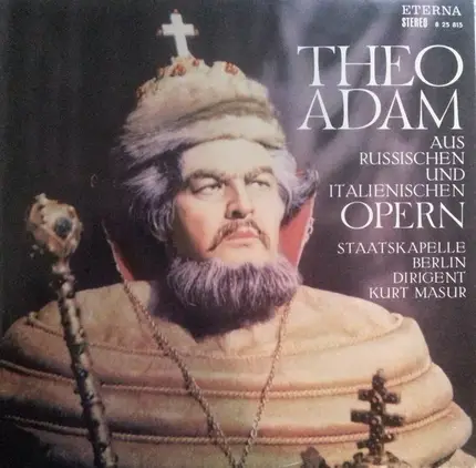 Adam - Aus russischen und italienischen Operm