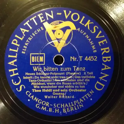 Theo Heldt Und Sein Orchester Gesang: Walter Richard - Wir Bitten Zum Tanz