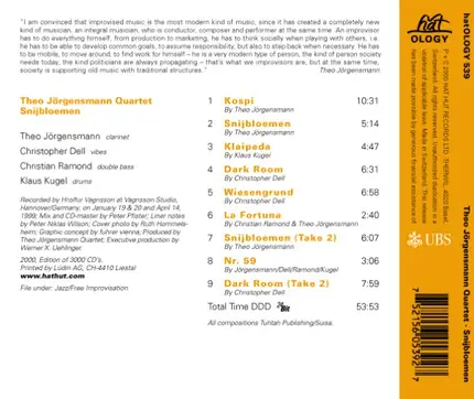 Theo Jörgensmann Quartet - Snijbloemen