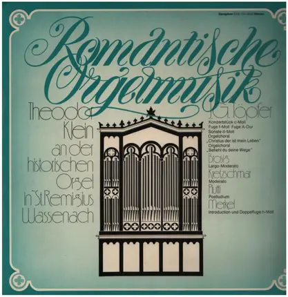 Theodor Klein an der historischen Orgel in St.Remigius Wassenach - Romantische Orgelmusik
