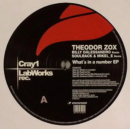 THEODOR ZOX - What's In A Number EP