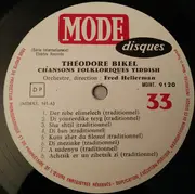LP - Theodore Bikel - Chansons Folkloriques Yiddish