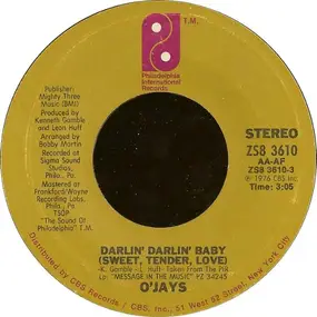 The O'Jays - Darlin' Darlin' Baby (Sweet, Tender, Love)