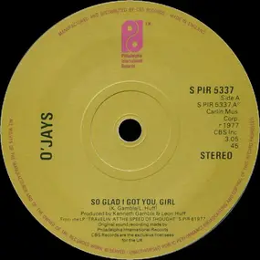 The O'Jays - So Glad I Got You, Girl