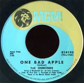 The Osmonds - One Bad Apple