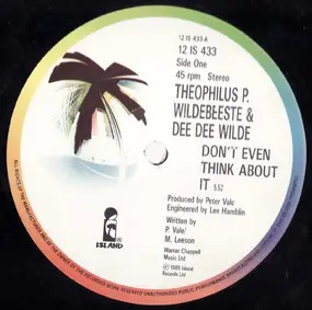 Dee Dee Wilde - Don't Even Think About It