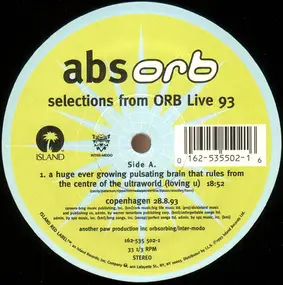 The Orb - Abs Orb - Selections From Orb Live 93