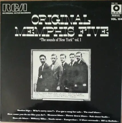 The Original Memphis Five - The Sounds Of New York Vol. 1 (1923-1926)