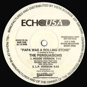 The Persuasions - Papa Was A Rolling Stone