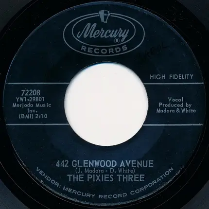 The Pixies Three - 442 Glenwood Avenue / Cold Cold Winter
