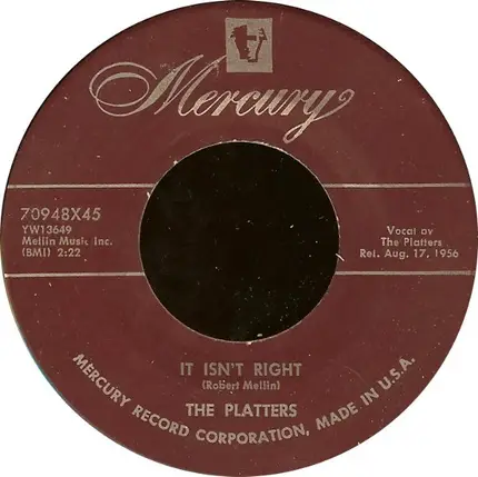 The Platters - You'll Never, Never Know