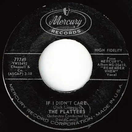 The Platters - Song For The Lonely