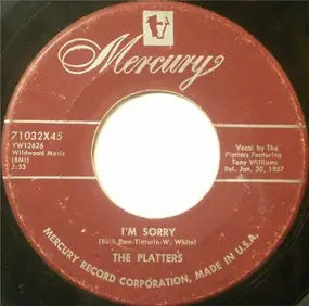 The Platters - I'm Sorry