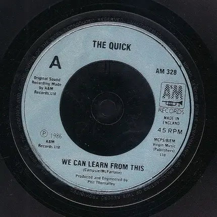 The Quick - We Can Learn From This