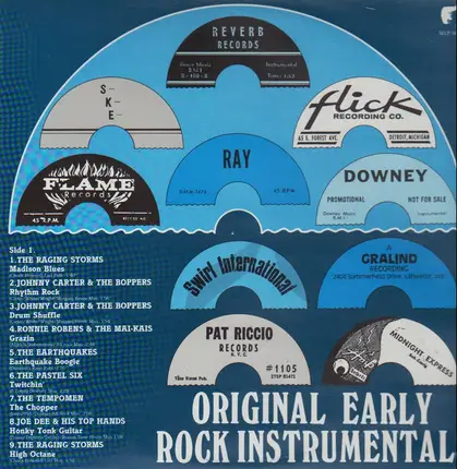 The Raging Stones, Johnny Carter & The Boppers, The Earthquakes - Original Early Rock Instrumentals