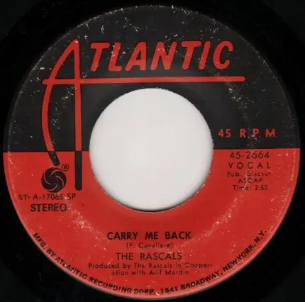 The Rascals - Carry Me Back
