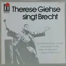 LP - Therese Giehse - Therese Giehse Singt Brecht