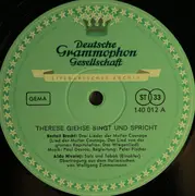 LP - Therese Giehse - Singt Und Spricht
