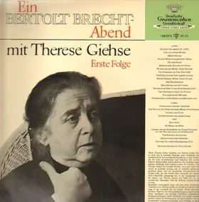 Therese Giese - Ein Bertold Brecht Abend mit Therese Giese - Erste Folge