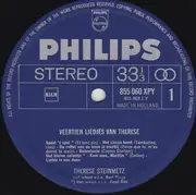 LP - Thérèse Steinmetz - 14 Liedjes Van Thérèse