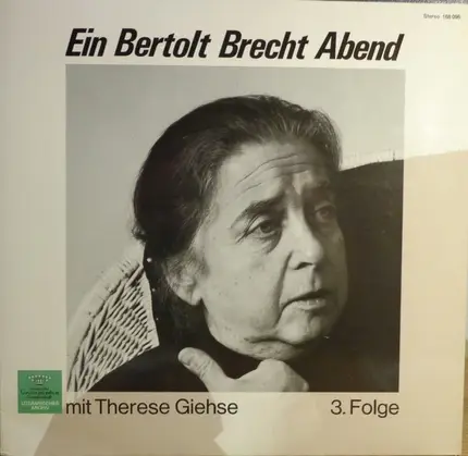 Therese Giehse - Ein Bertolt Brecht Abend Mit Therese Giehse - 3. Folge