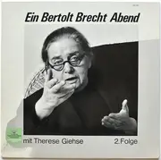 LP - Therese Giehse - Ein Bertolt Brecht Abend Mit Therese Giehse 2. Folge