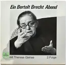LP - Therese Giehse - Ein Bertolt Brecht Abend Mit Therese Giehse 2. Folge