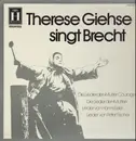 LP - Therese Giehse - Therese Giehse Singt Brecht