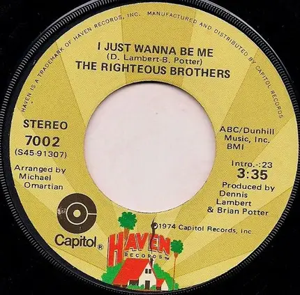 The Righteous Brothers - Rock And Roll Heaven