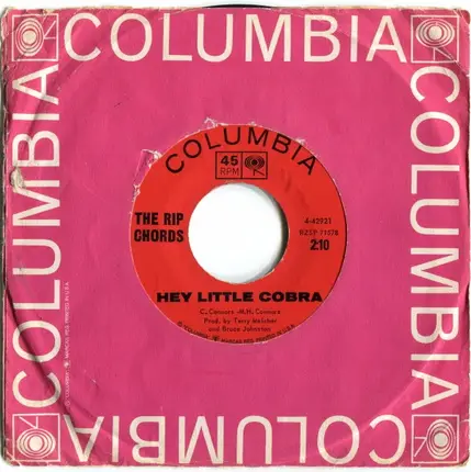 The Rip Chords - Hey Little Cobra / The Queen