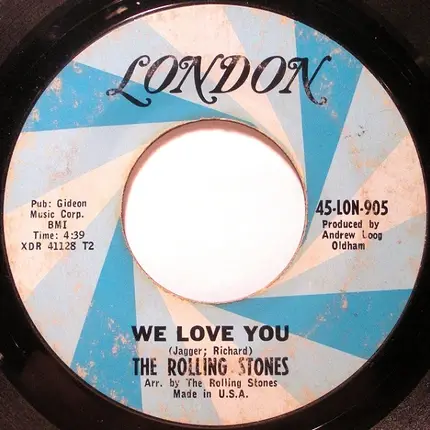 The Rolling Stones - Dandelion / We Love You